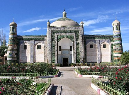 Afaq Khoja Mausoleum, one of the holiest Muslim sites in China.