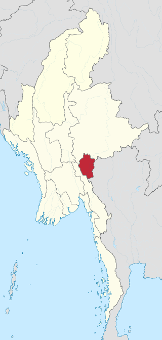 Kayah State in Myanmar.svg