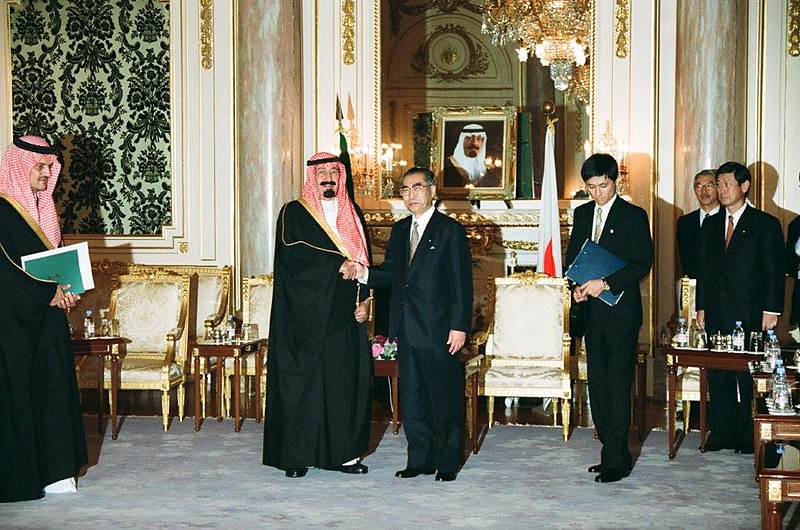 File:Keizō Obuchi and Abdullah bin Abdulaziz al Saud at Akasaka Palace 1998 (1).jpg