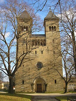 Die Klosterkirche in Bad Klosterlausnitz (Thüringen).