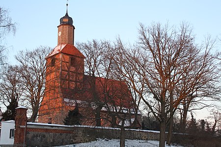 Kirche Menkin Westseite