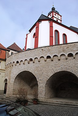 Kirchenterrasse, Dettelbach, Kirchplatz