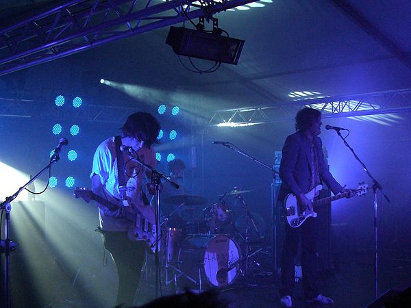 Klaxons at Queens' May Ball, 2007.