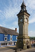 Knighton clock tower, Wales