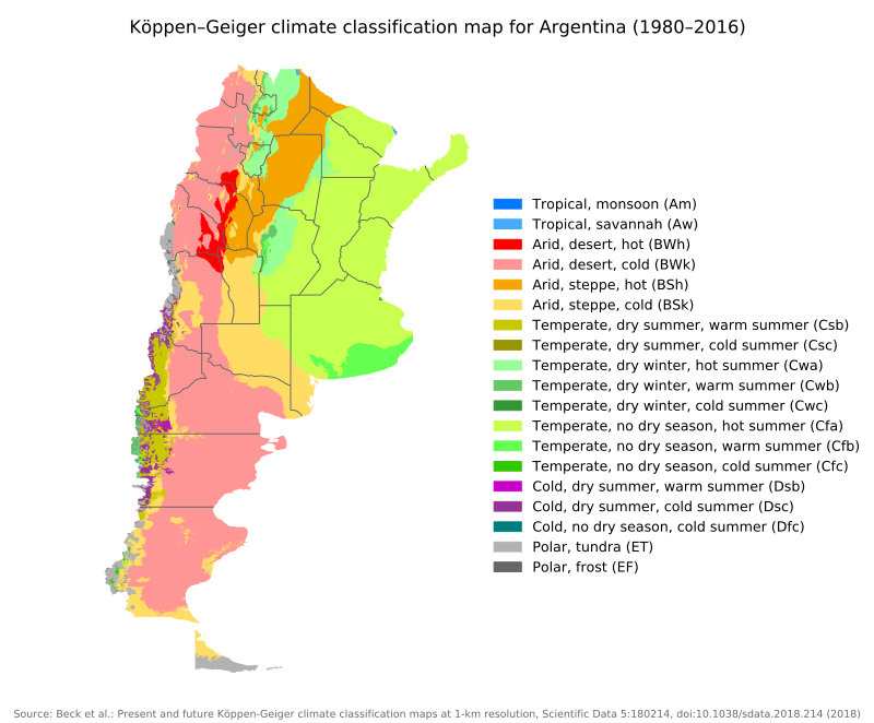 Climate of Argentina Wikipedia