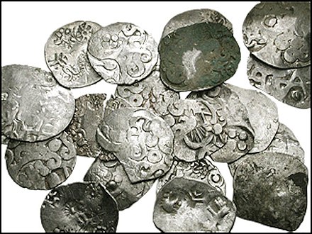 Silver coins of Kosala mahajanapada (c. 525–465 BCE)
