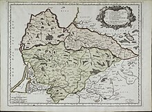 Карта Жемайтии, 1656 год