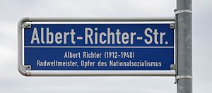 Radsportler Albert Richter: Biografie, Größte Erfolge, Anerkennung postum