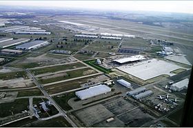 Näkymä lentokentälle vuonna 2008