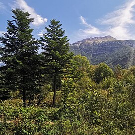 West view of La Grande Sure, from Saint-Julien-de-Ratz