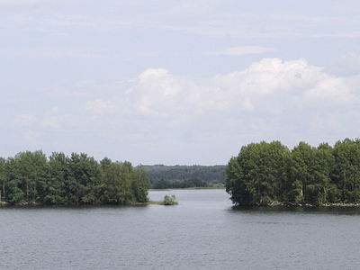 Острова озера