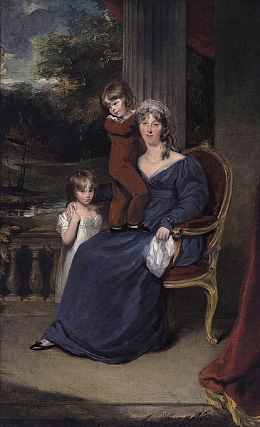 File:Lady Louisa Harvey with two of her children by Thomas Lawrence, (1769-1830).jpg