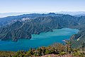 男体山より見た中禅寺湖と皇海山（栃木県日光市）