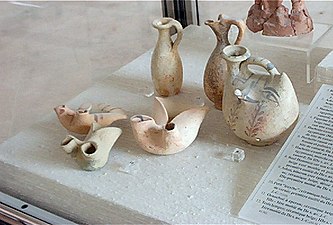 Ceramica e lampade puniche al Museo Nazionale di Cartagine