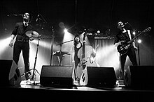 Las Ondas Marteles, 6 Eylül 2009'da Cabaret Sauvage'da (Paris 19) konserde. Fotoğraf: Christophe Alary