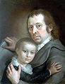 Deutsch: Selbstbildnis mit Tochter Regina, 1795/96 English: Self-portrait with daughter Regina