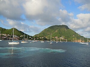 Le Chameau devant l'anse du Fond Curé