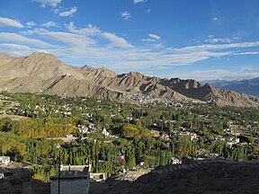 seen from Shanti Stupa