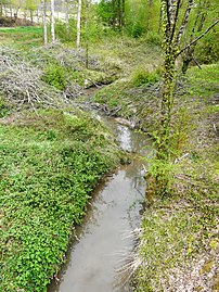 La Lidoire au pont de la RD 13.