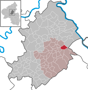 Poziția localității Liebshausen