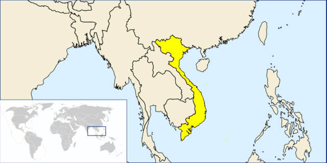 Description de l'image LocationofVietnam.png‎.