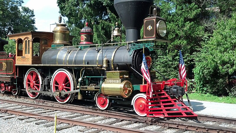 File:Locomotive, Steam into History at Hanover Junction Station, Pennsylvania, 2013..jpg