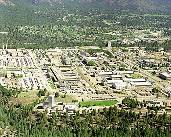 Los Alamos National Laboratory and the town of...