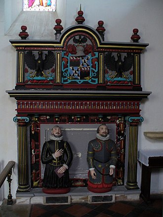 Lovelace Memorial in St Mary's church, Hurley Lovelace Memorial - geograph.org.uk - 523221.jpg