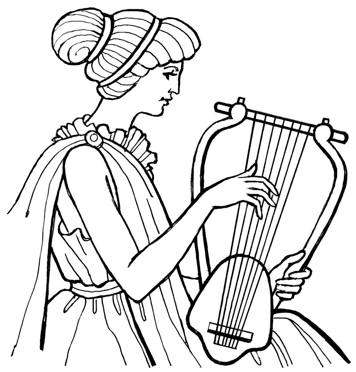 Lyre, Ancient Greek Musical Instrument & Symbol of Poetry