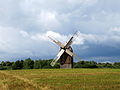 English: Ethnographic Park in Olsztynek - 34. Mill from Wodziany from 1773 Polski: MBL Olsztynek - 34. Wiatrak koźlak z Wodzian, gm. Małdyty, pow. Ostróda, 1773 r.