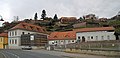 Vineyard (later a restaurant) with side buildings