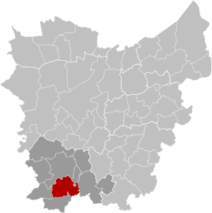 Maarkedal East-Flanders Belgium Map.svg