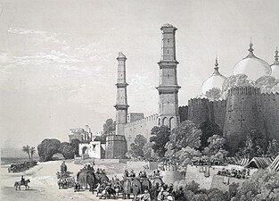 Maharajah Duleep Singh, entering his palace in Lahore.