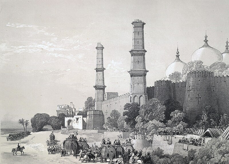 File:Maharajah Duleep Singh (1838-1893), entering his palace in Lahore, escorted by British troops.jpg