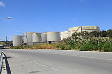 Oil tanks in Birżebbuġa