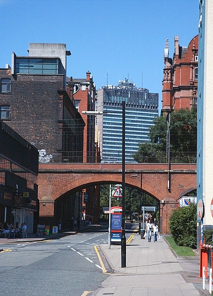 File:Manchester Sackville Street towards city centre.jpg