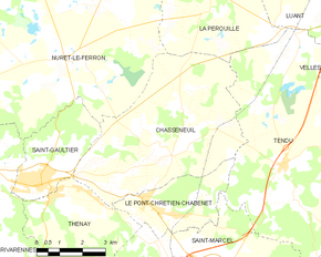 Poziția localității Chasseneuil