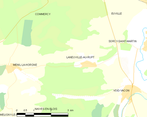 Poziția localității Laneuville-au-Rupt