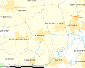 Poziția localității Achenheim