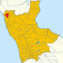 Localisation de Aieta
