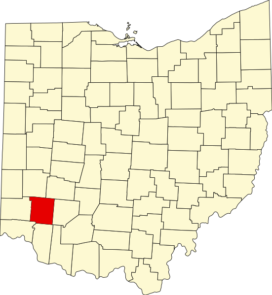 صورة:Map of Ohio highlighting Warren County.svg