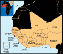 Map of Modern West Africa Map of West AFrica.gif