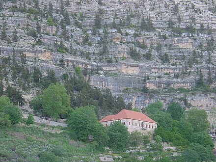 Mar Sarkhis monastery in the Kadisha Valley