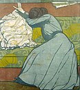 Подушка. 1903. Цветная ксилография