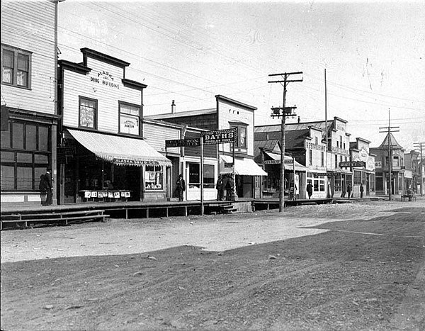 McKinley Avenue in Valdez, June 1908