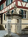 * Nomination Former vicarage in Mechenried in the district of Haßberge. Entrance portal with figure of St. Nepomuk. --Ermell 08:30, 26 November 2019 (UTC) * Promotion  Support Good quality. --Aristeas 08:38, 26 November 2019 (UTC)