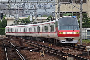 Sebuah Meitetsu 1200 series kereta