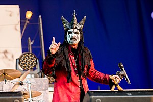 King Diamond performing in 2022