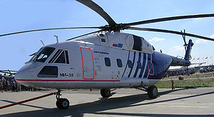 En Mil Mi-38, här på ryska flyguppvisningen MAKS 2005.