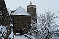 Deutsch: Mühltor und Alte Wasserkunst, Nordseite English: Mill Gate and Old Waterworks from north